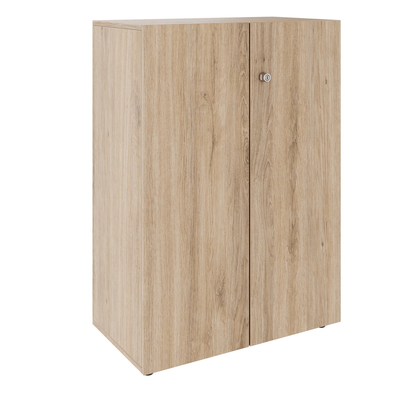 PRO Flügeltürenschrank | 3 OH, 800 - 1200 x 1140 mm, Soft-Close, Natureiche