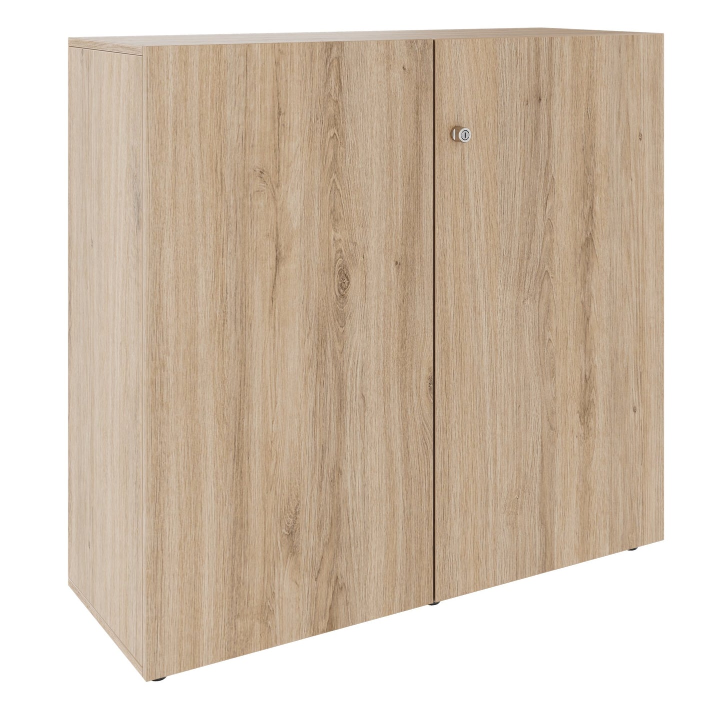 PRO Flügeltürenschrank | 3 OH, 800 - 1200 x 1140 mm, Soft-Close, Natureiche