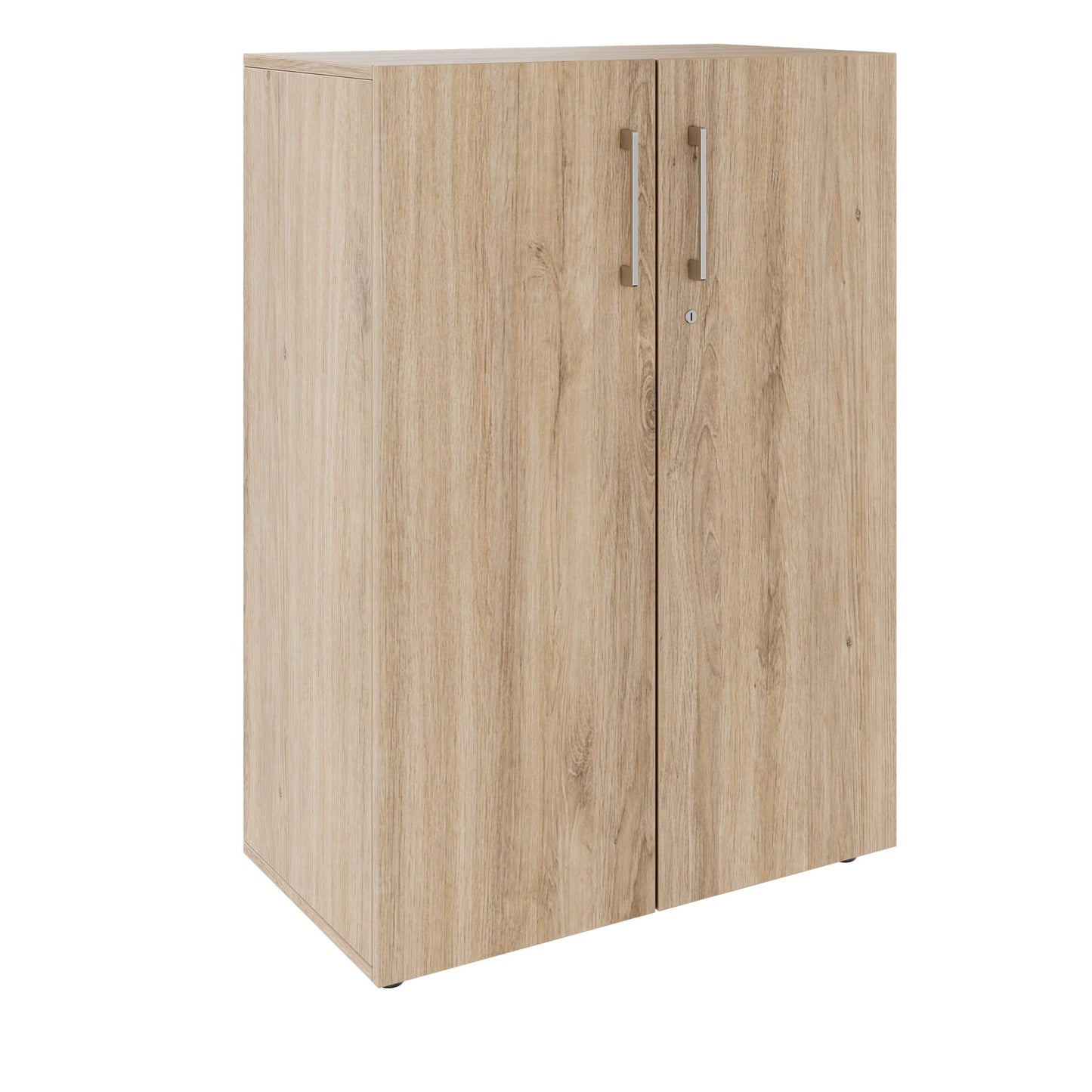 PRO Flügeltürenschrank | 3 OH, 800 - 1200 x 1140 mm, Soft-Close, Natureiche