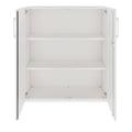 PRO Armoire à portes battantes | 3 OH, 800 - 1200 x 1140 mm, fermeture en douceur, blanc - 4 Thumbnail Image
