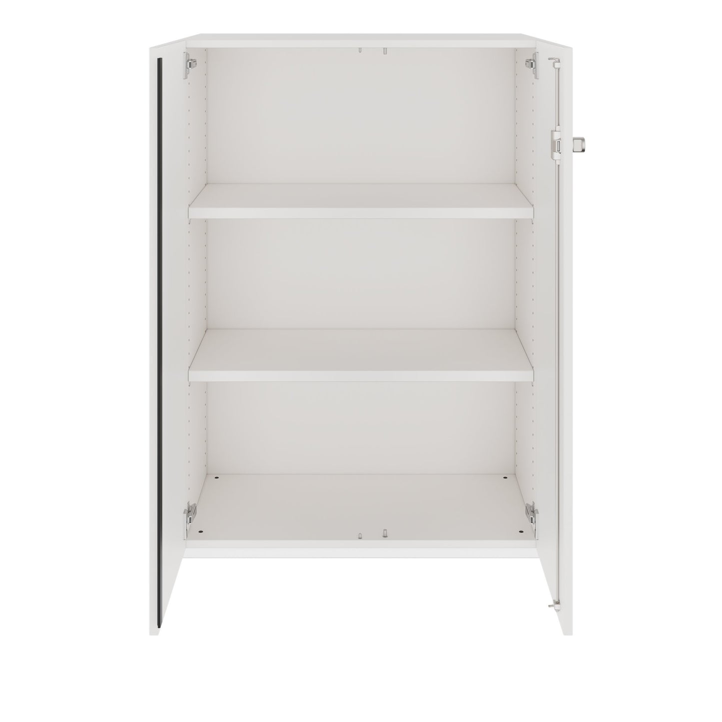PRO Swing door cabinet | 3 OH, 800 - 1200 x 1140 mm, soft close, white