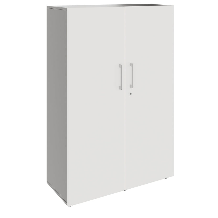 PRO Cabinetto per porte dell'ala | 4 OH, 800 - 1200 x 1510 mm, morbido -close, grafite / bianco