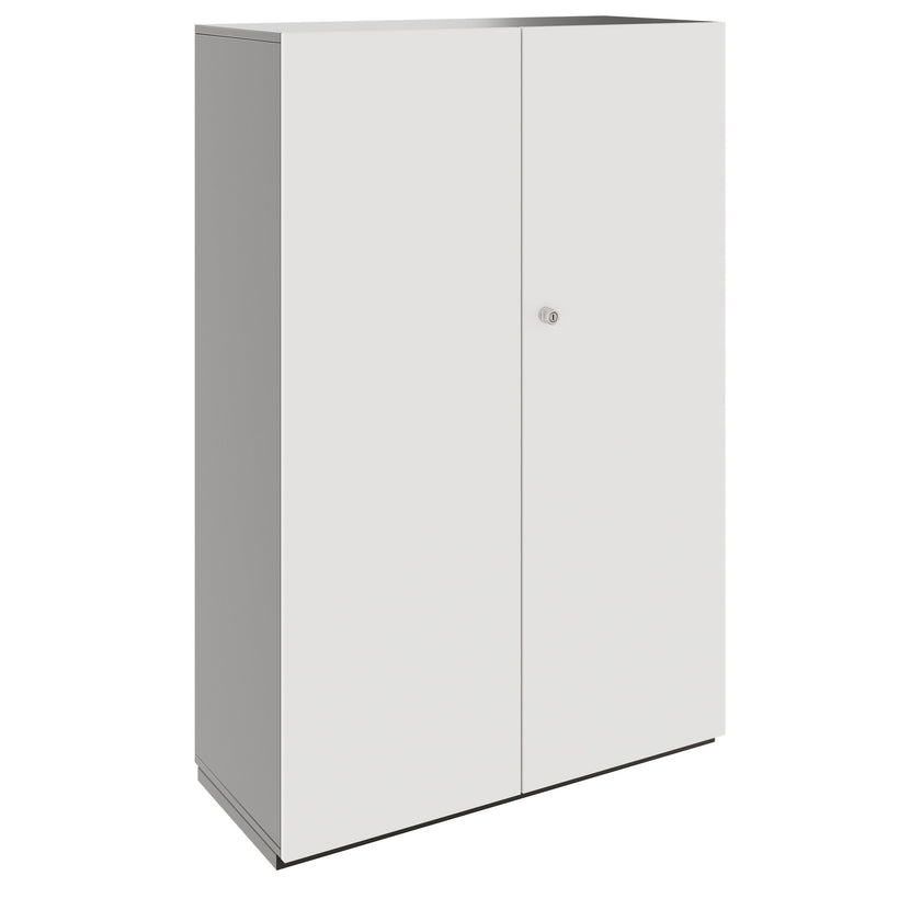 PRO Cabinetto per porte dell'ala | 4 OH, 800 - 1200 x 1510 mm, morbido -close, grafite / bianco