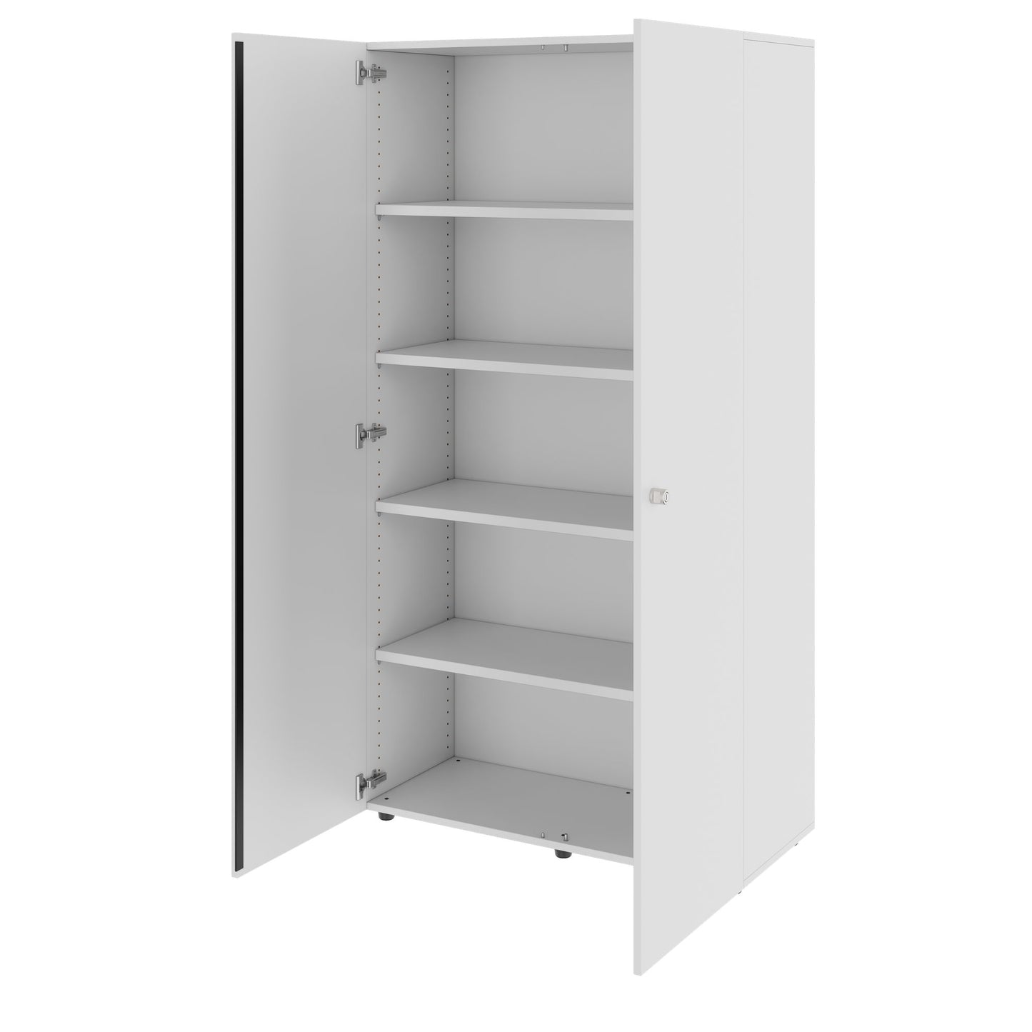 PRO Armoire de porte d'aile | 5 oh, 800 - 1200 x 1880 mm, doux -close, gris