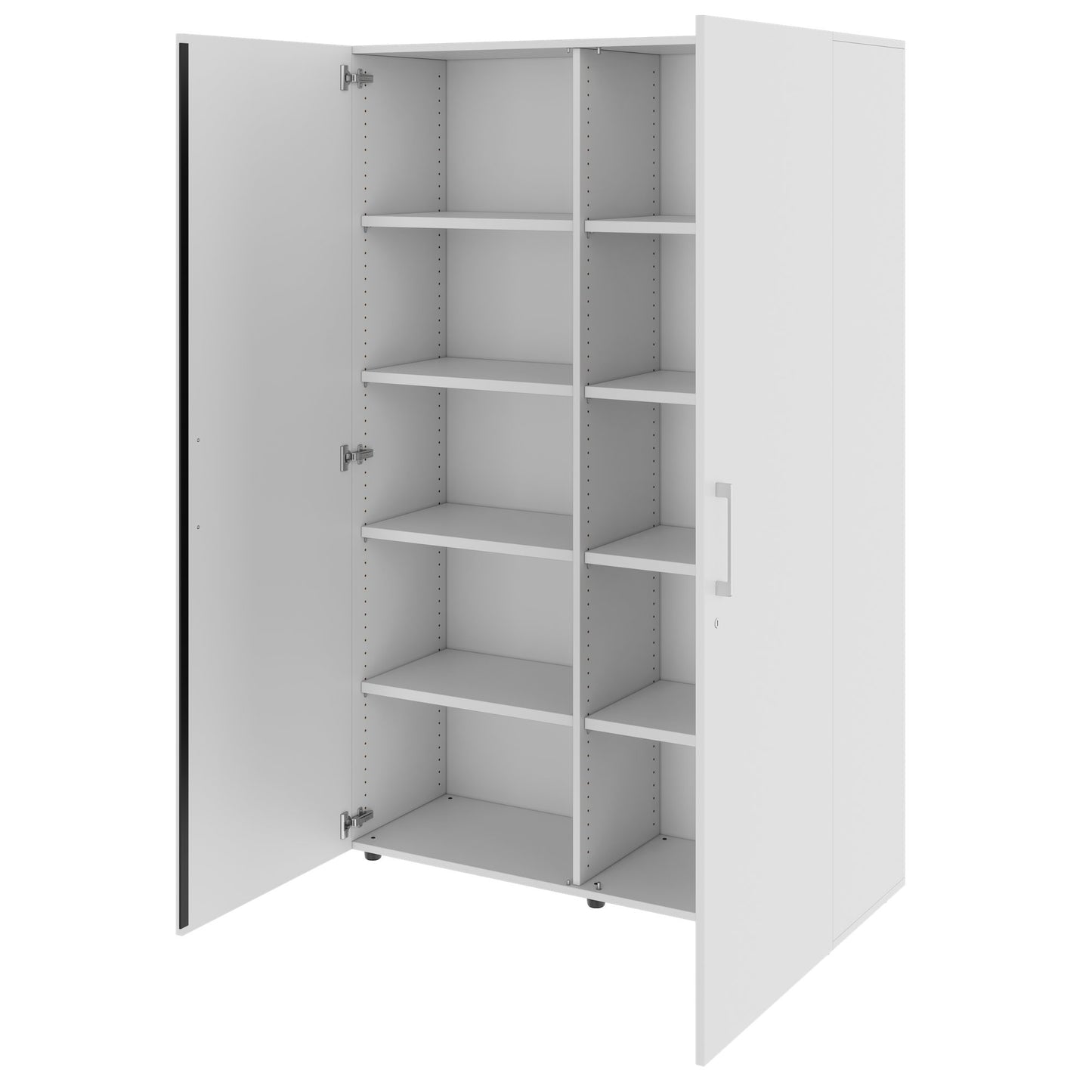 PRO Armoire de porte d'aile | 5 oh, 800 - 1200 x 1880 mm, doux -close, gris