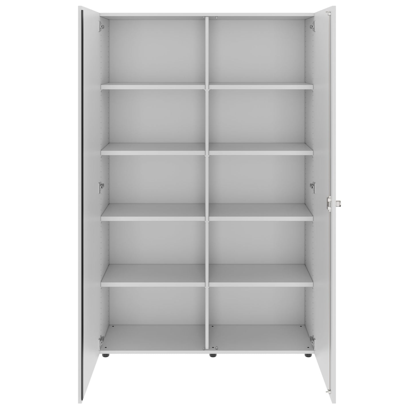 PRO Armoire de porte d'aile | 5 oh, 800 - 1200 x 1880 mm, doux -close, gris