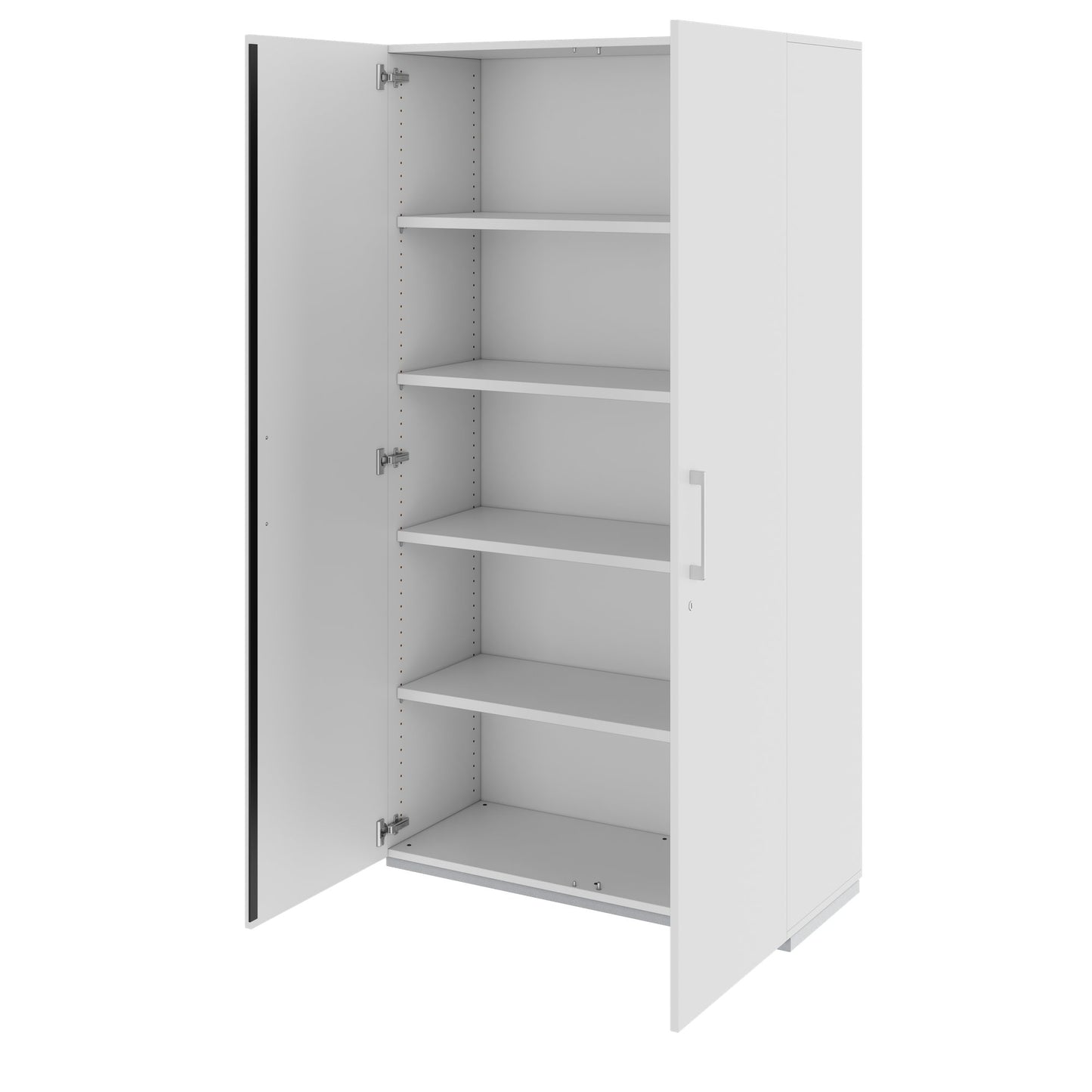 PRO Armoire de porte d'aile | 5 oh, 800 - 1200 x 1880 mm, doux -close, gris