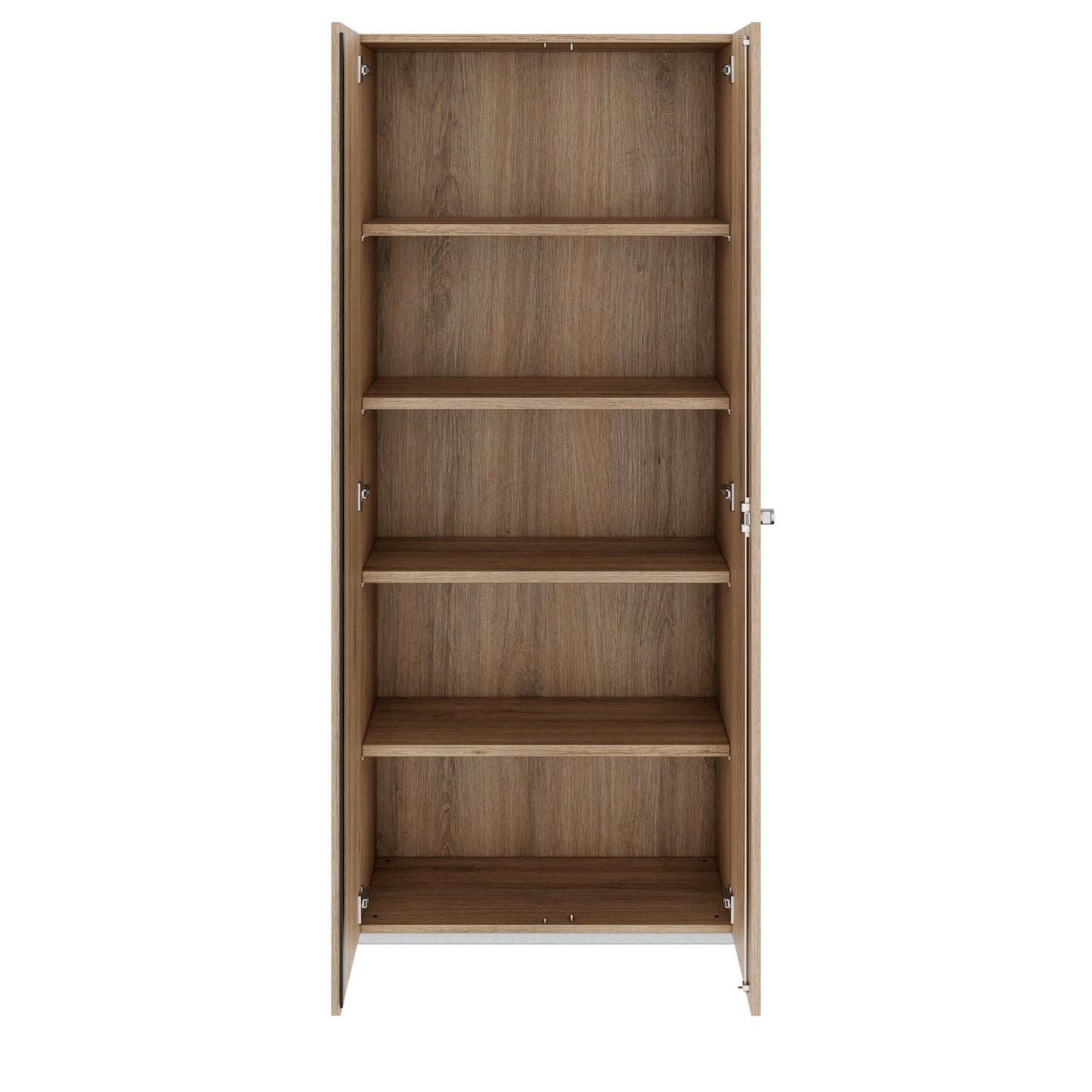 PRO Flügeltürenschrank | 5 OH, 800 - 1200 x 1880 mm, Soft-Close, Natureiche
