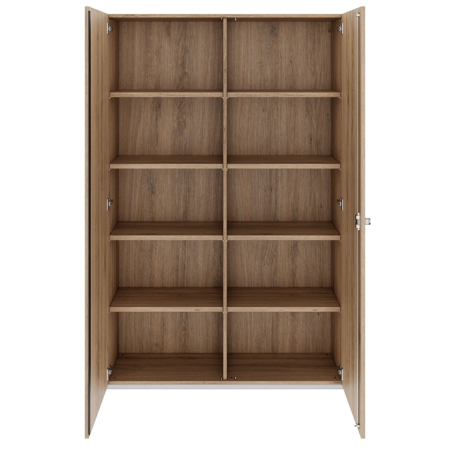 PRO Flügeltürenschrank | 5 OH, 800 - 1200 x 1880 mm, Soft-Close, Natureiche