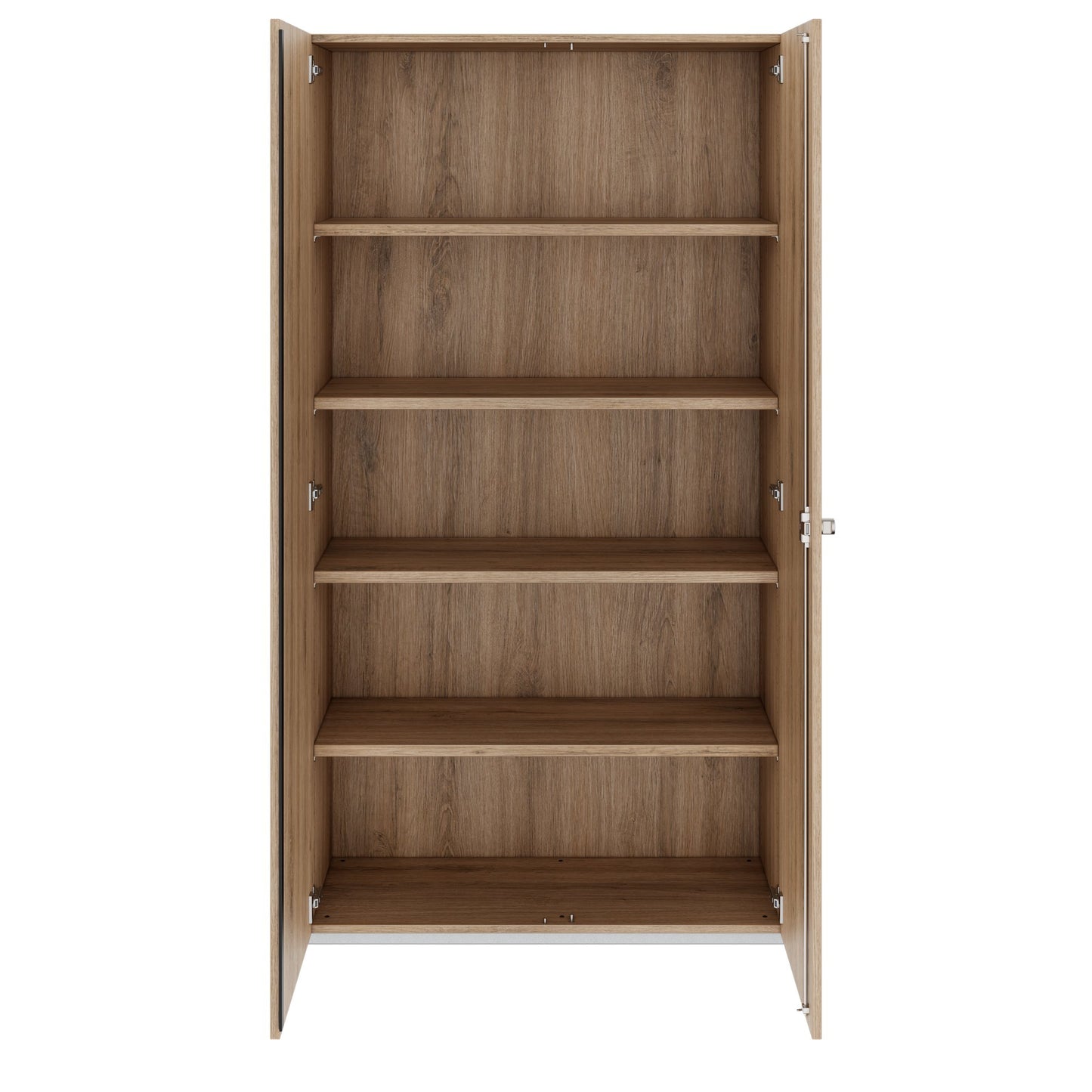 PRO Flügeltürenschrank | 5 OH, 800 - 1200 x 1880 mm, Soft-Close, Natureiche