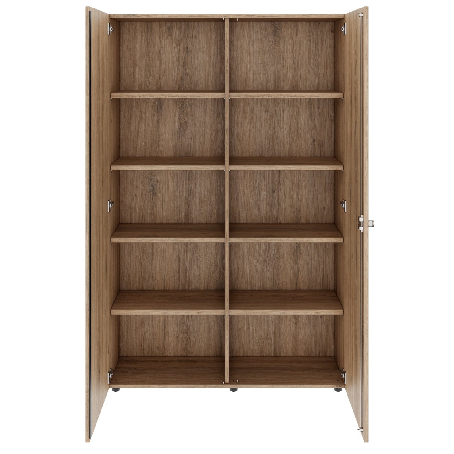 PRO Flügeltürenschrank | 5 OH, 800 - 1200 x 1880 mm, Soft-Close, Natureiche