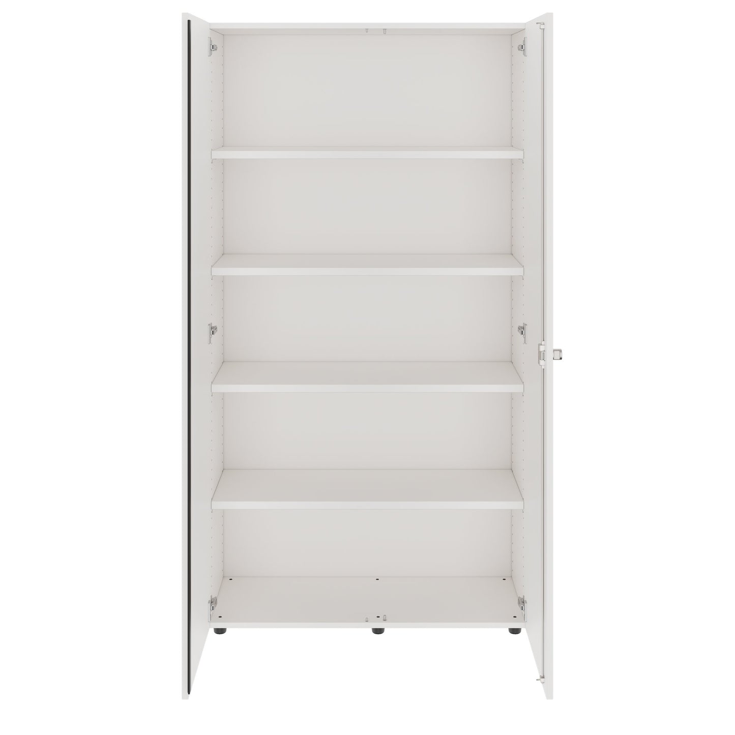 PRO Cabinetto per porte dell'ala | 5 OH, 800 - 1200 x 1880 mm, morbido, bianco