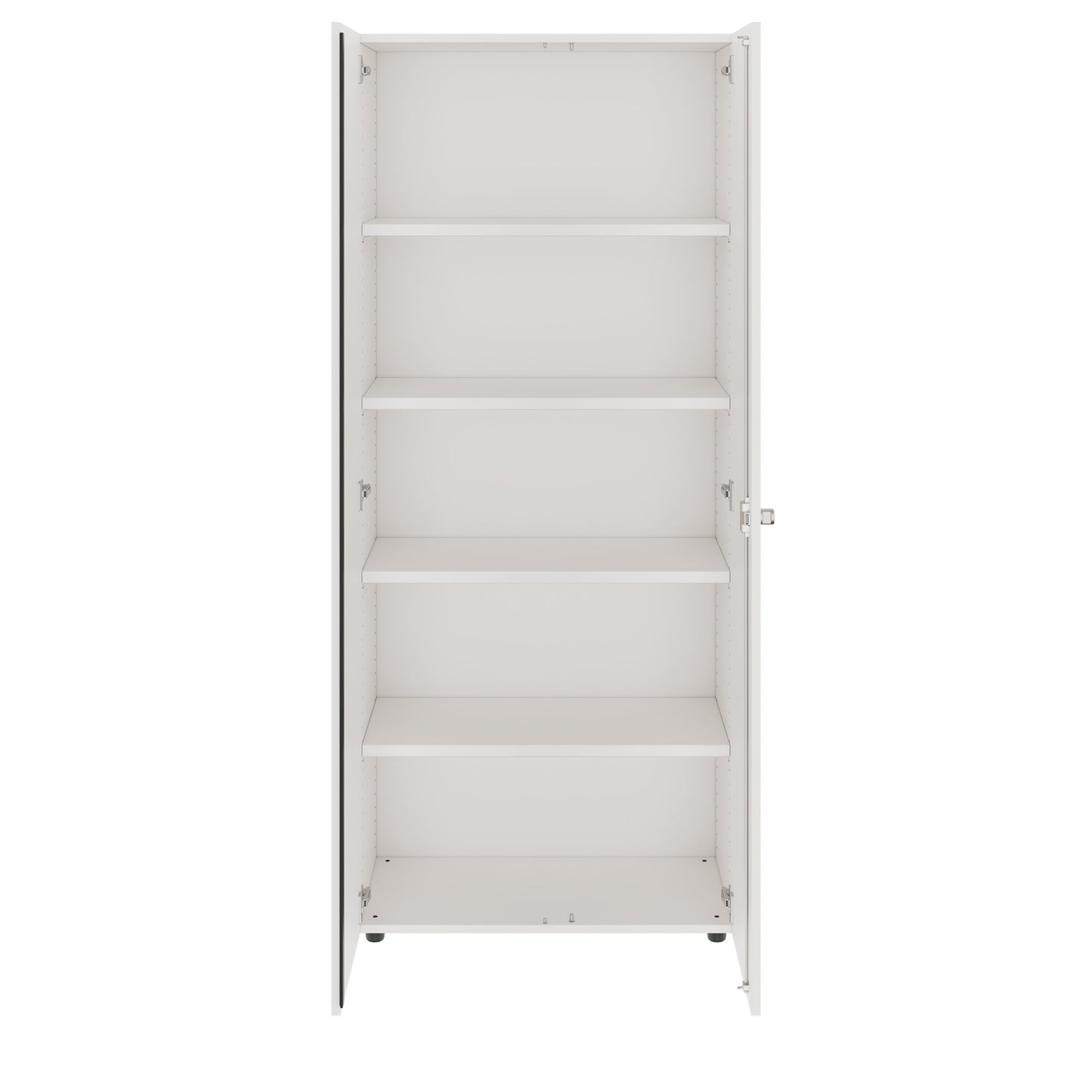PRO Cabinetto per porte dell'ala | 5 OH, 800 - 1200 x 1880 mm, morbido, bianco