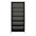 PRO Flügeltürenschrank | 6 OH, 800 - 1200 x 2250 mm, Soft-Close, Graphit / Weiß - 4 Thumbnail Image