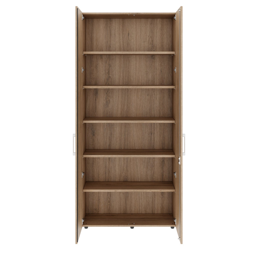 PRO Cabinetto per porte dell'ala | 6 OH, 800 - 1200 x 2250 mm, morbido, area naturale