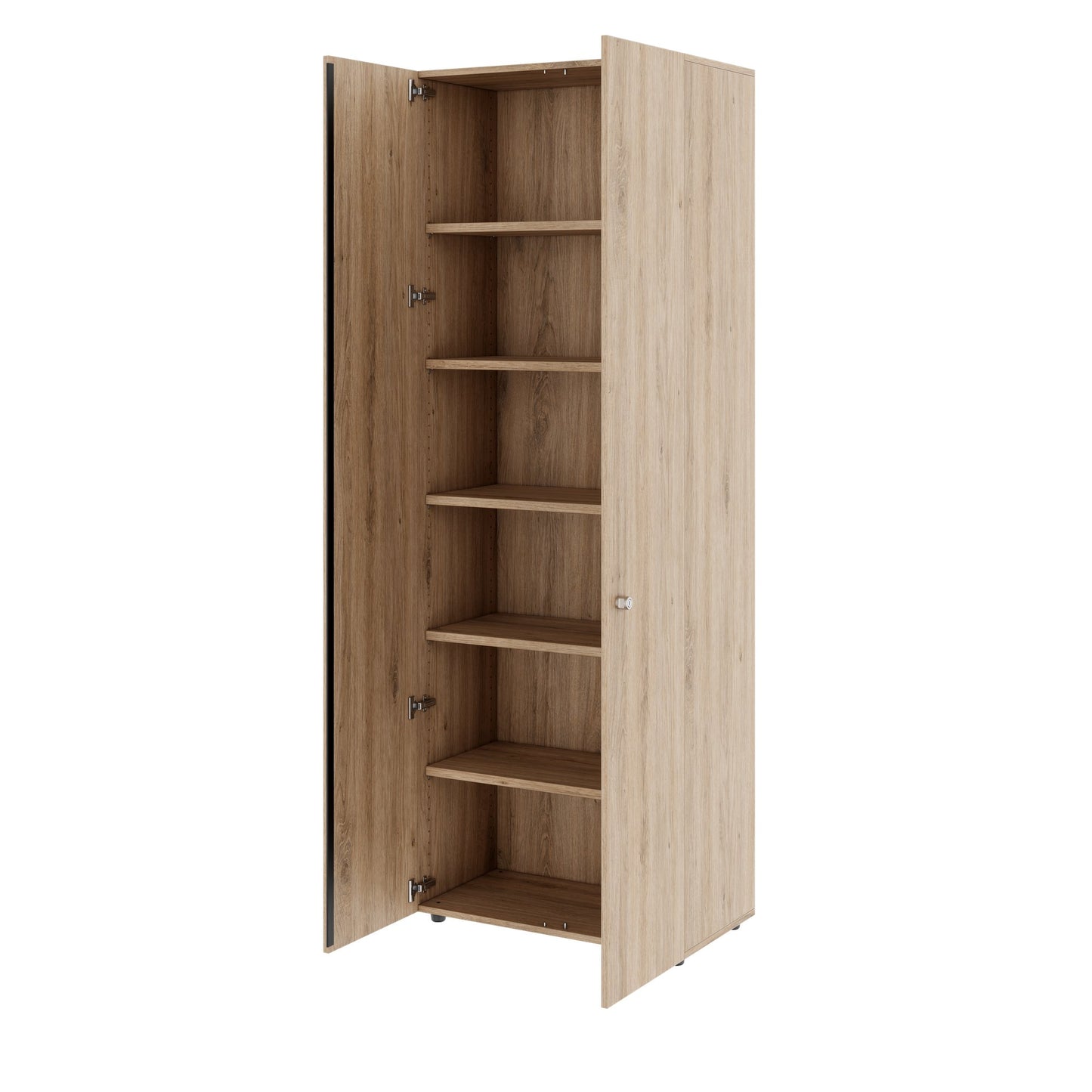 PRO Cabinetto per porte dell'ala | 6 OH, 800 - 1200 x 2250 mm, morbido, area naturale