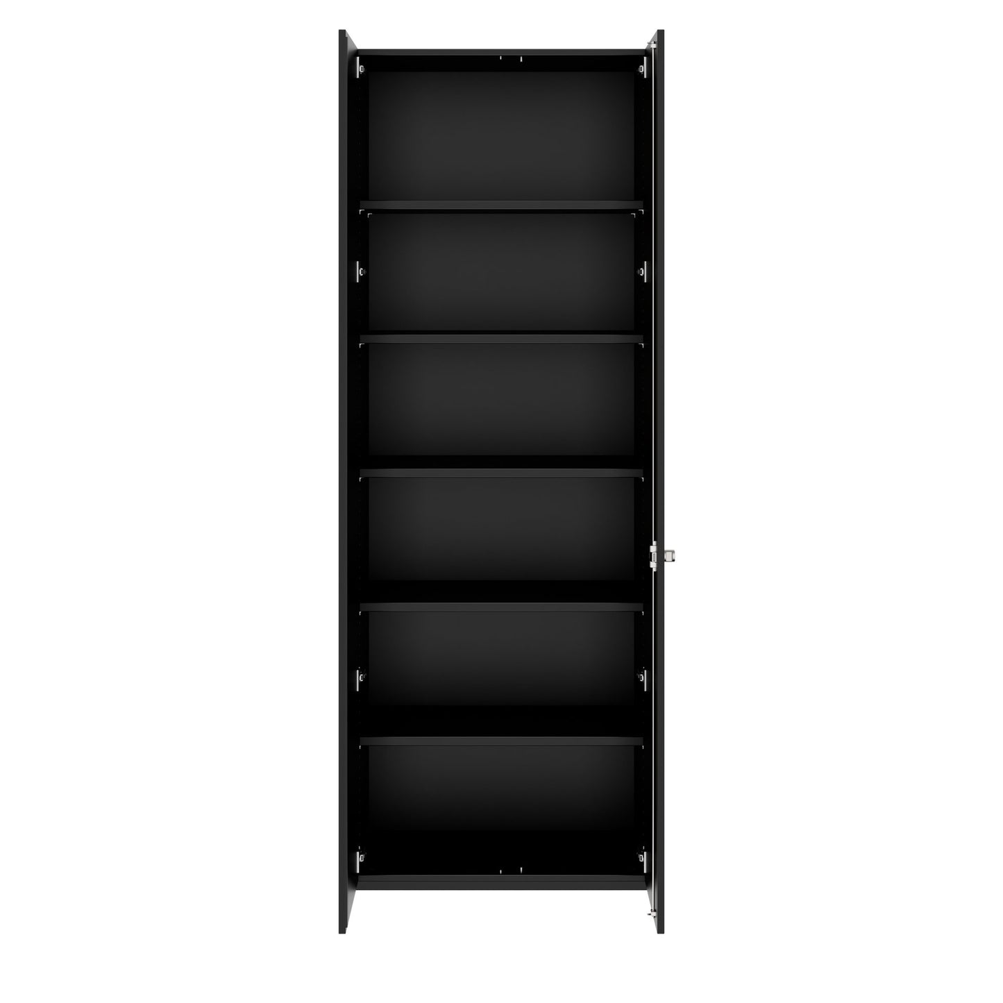 PRO Flügeltürenschrank | 6 OH, 800 - 1200 x 2250 mm, Soft-Close, Schwarz
