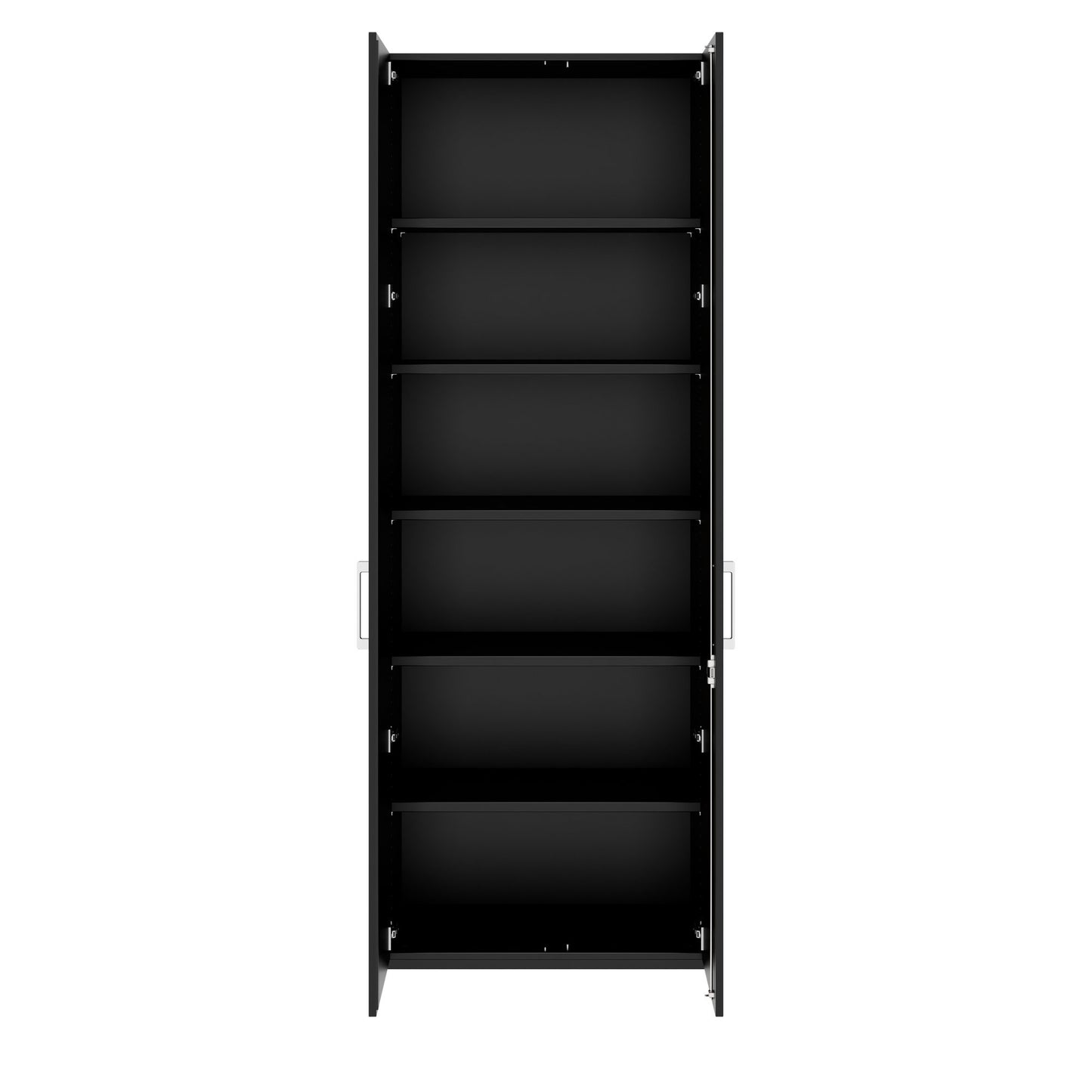 PRO Flügeltürenschrank | 6 OH, 800 - 1200 x 2250 mm, Soft-Close, Schwarz