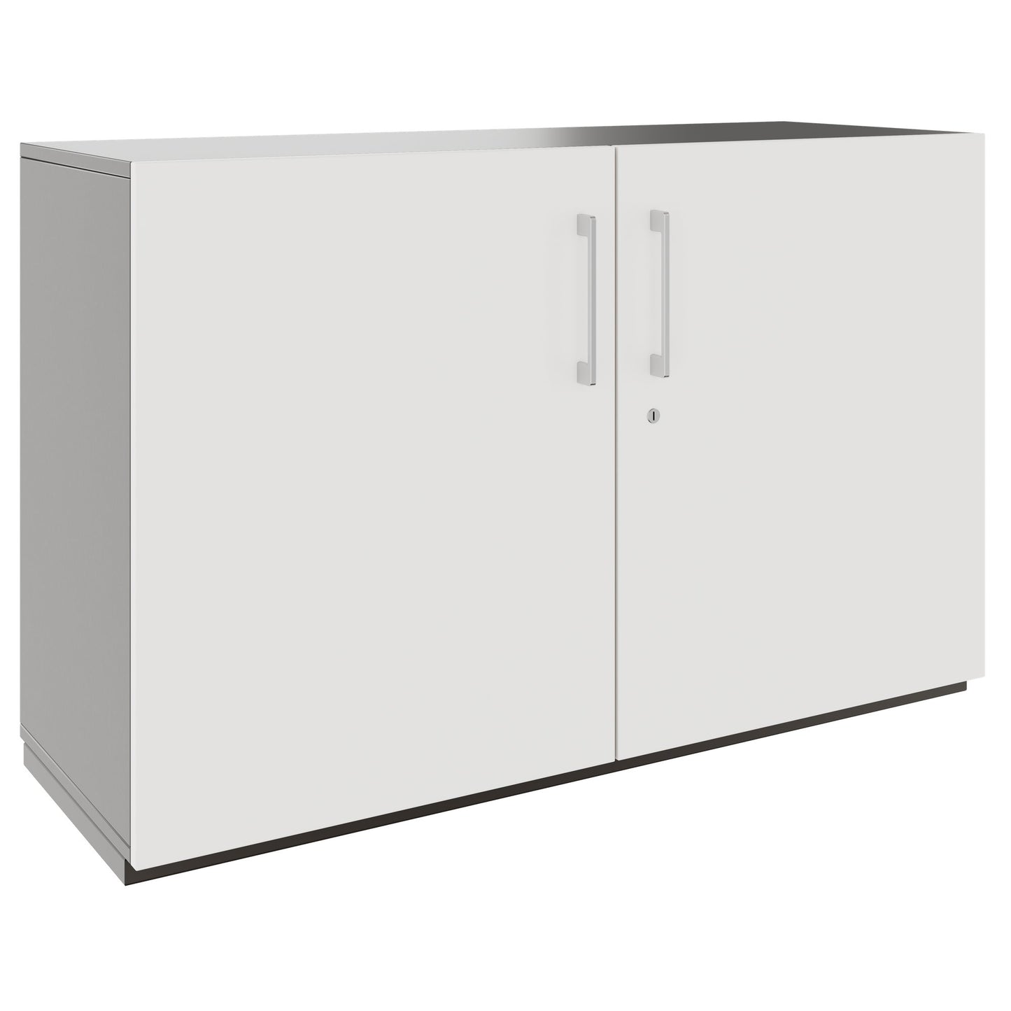 PRO Swing door cabinet | 2 U, 800 - 1200 x 770 mm, soft close, graphite/white