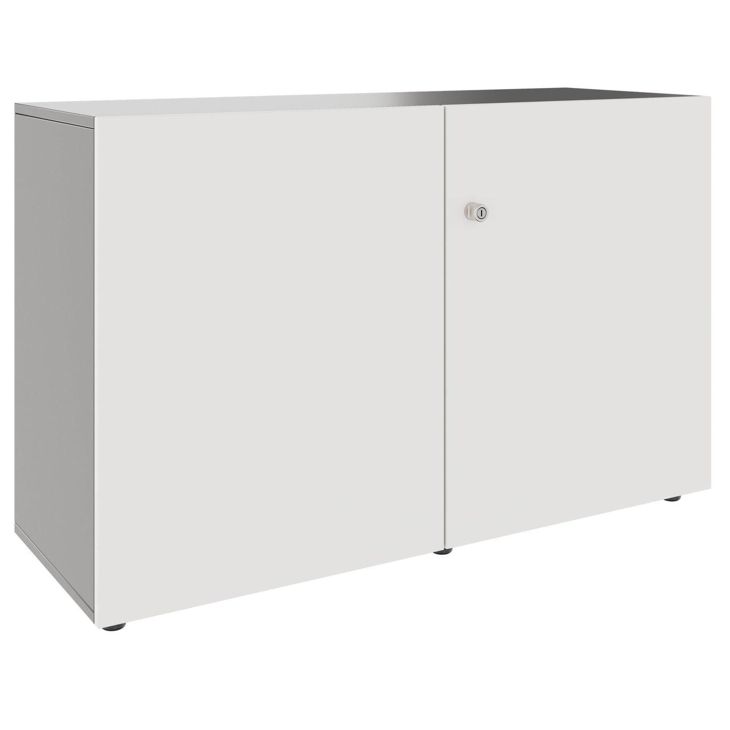 PRO Swing door cabinet | 2 U, 800 - 1200 x 770 mm, soft close, graphite/white