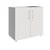 PRO Swing door cabinet | 2 U, 800 - 1200 x 770 mm, soft close, graphite/white