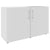 PRO hinged door cabinet | 2 OH, 800 - 1200 x 770 mm, soft close, gray