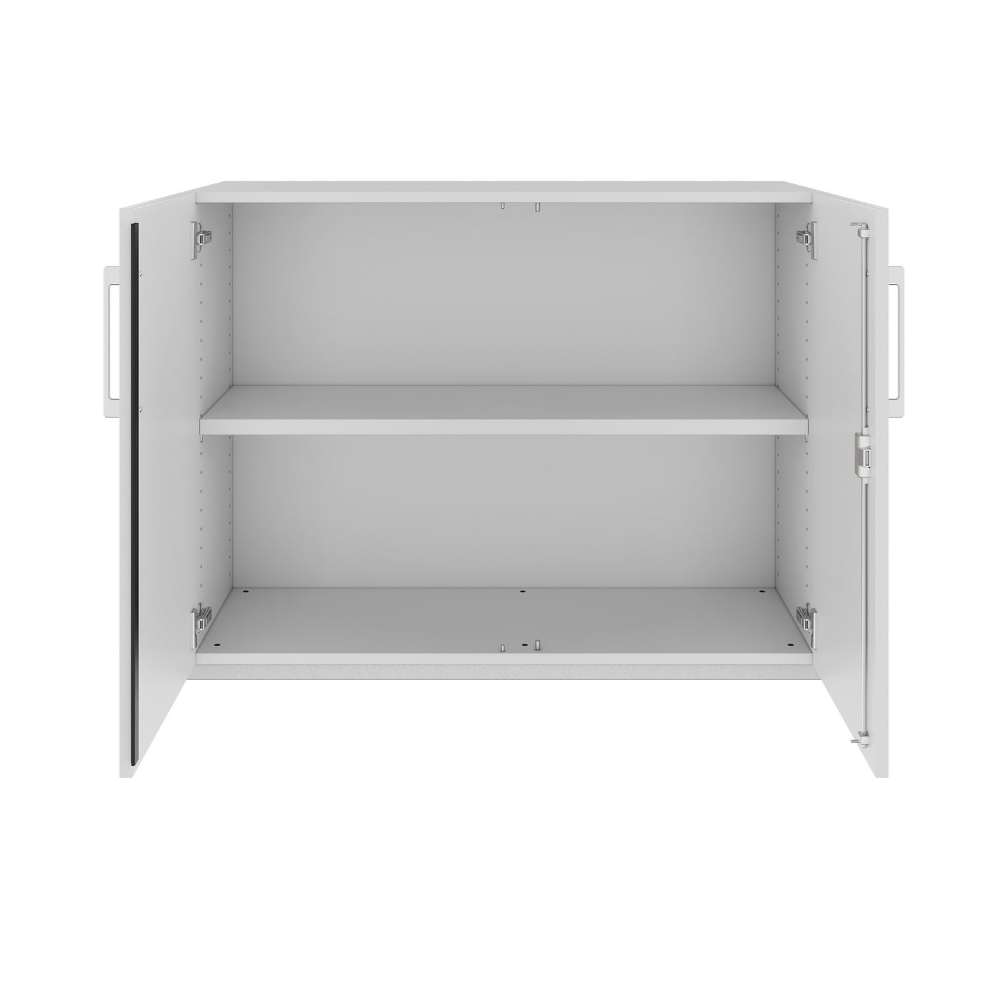 PRO hinged door cabinet | 2 OH, 800 - 1200 x 770 mm, soft close, gray
