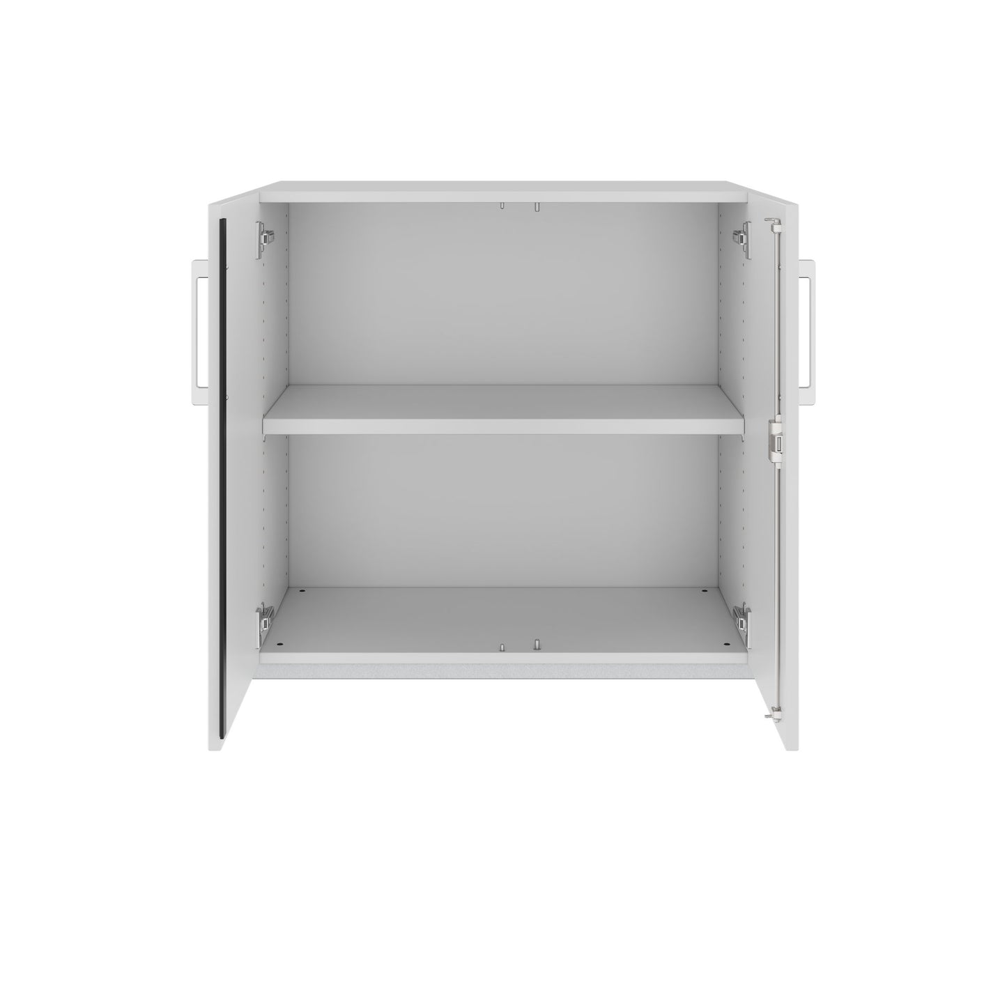PRO hinged door cabinet | 2 OH, 800 - 1200 x 770 mm, soft close, gray