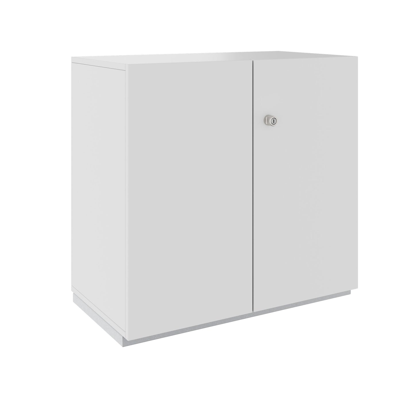 PRO hinged door cabinet | 2 OH, 800 - 1200 x 770 mm, soft close, gray