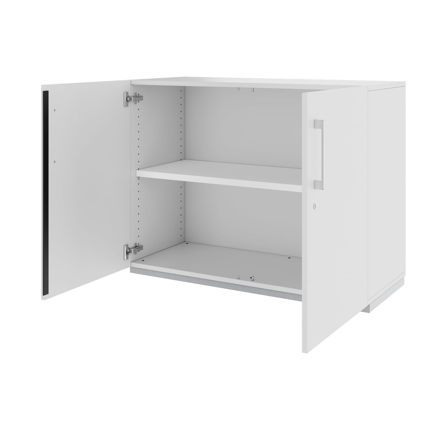 PRO Armoire de porte d'aile | 2 oh, 800 - 1200 x 770 mm, Soft -Close, gris