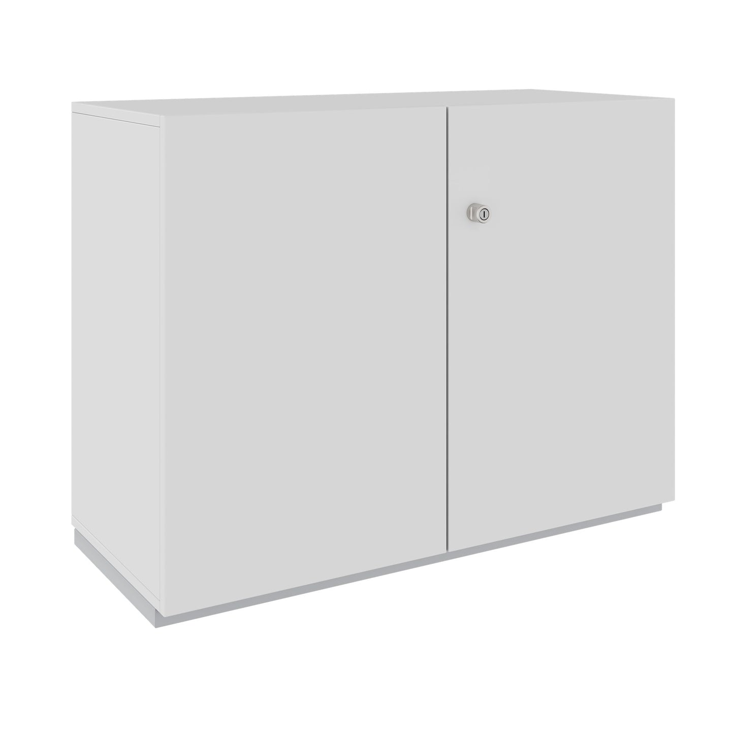 PRO hinged door cabinet | 2 OH, 800 - 1200 x 770 mm, soft close, gray