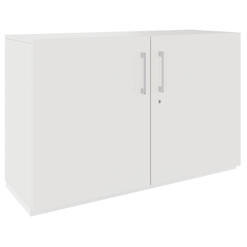 PRO Flügeltürenschrank | 2 OH, 800 - 1200 x 770 mm, Soft-Close, Weiss