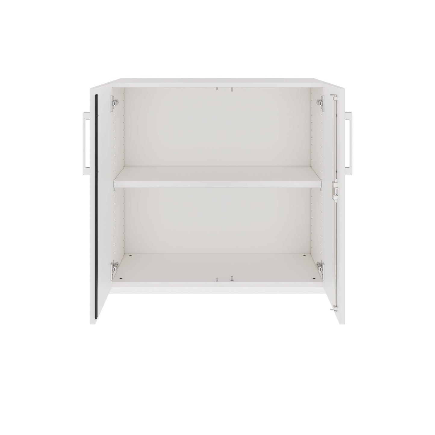 PRO Flügeltürenschrank | 2 OH, 800 - 1200 x 770 mm, Soft-Close, Weiss