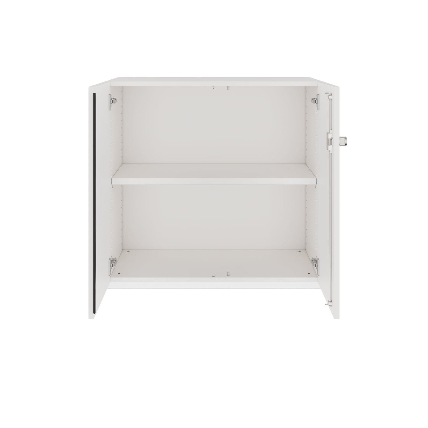 PRO Flügeltürenschrank | 2 OH, 800 - 1200 x 770 mm, Soft-Close, Weiss
