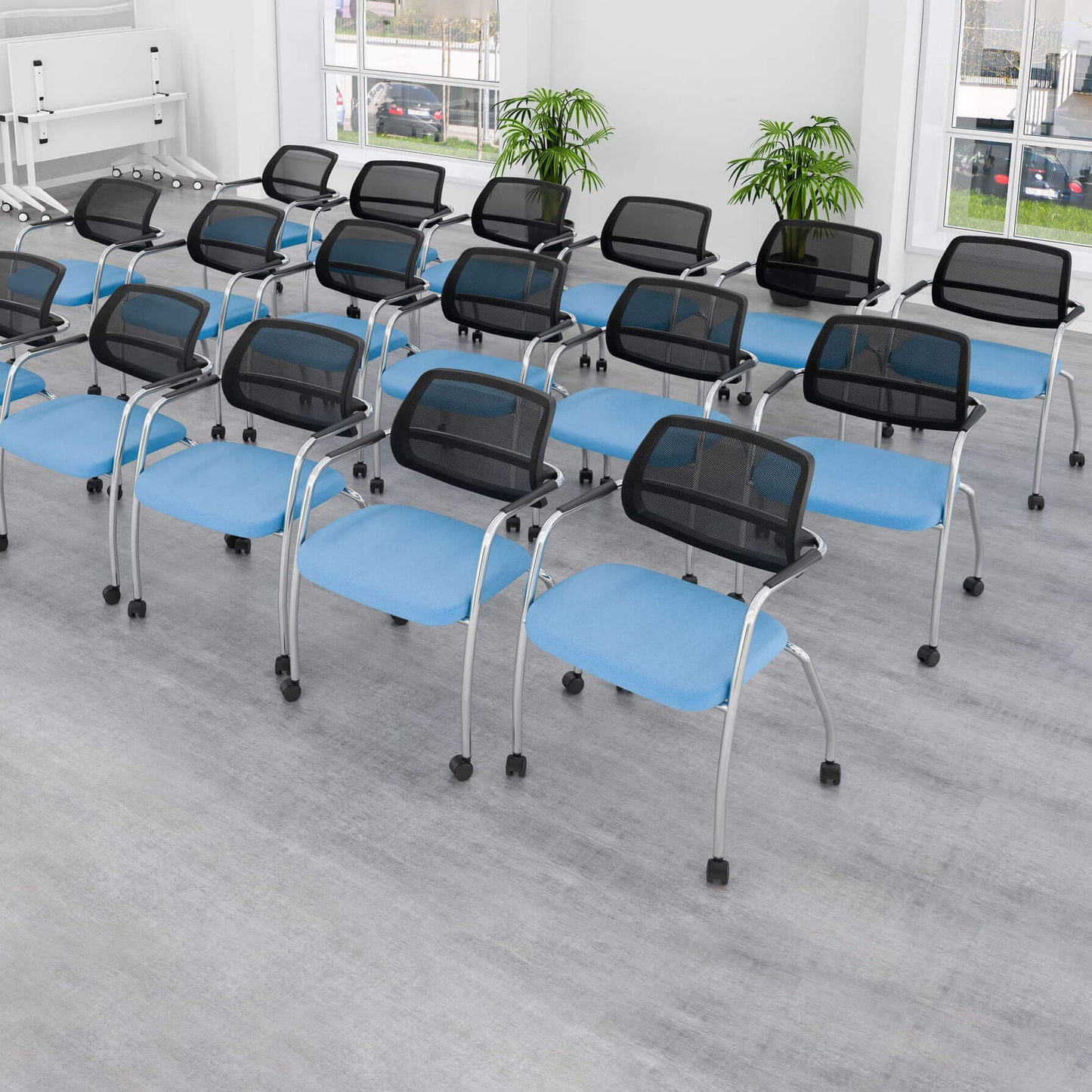 GAMA cantilever chair | Red