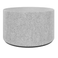 GIRO Pouf / Pouf | Ø 600 mm, altezza seduta 350 mm, VELITO - GV08 - Grigio chiaro screziato - 1 Thumbnail Image