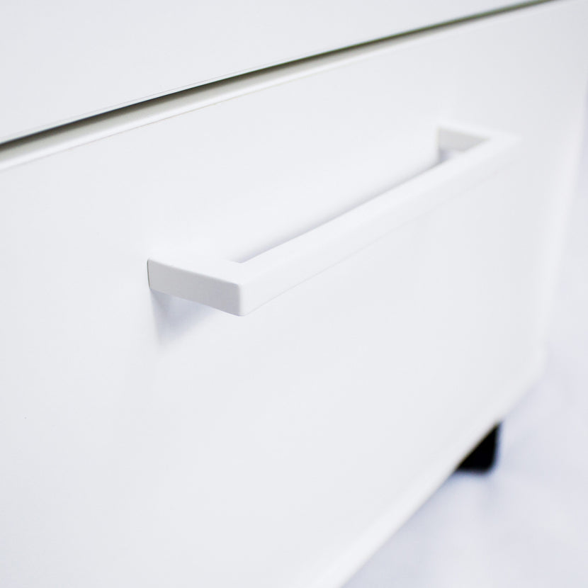 OPTIMA Conteneur de support | 800 mm de profondeur, blanc