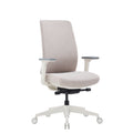 Sedia girevole da ufficio HARDY | Meccanismo sincronizzato, braccioli 3D, grigio-bianco - 3 Thumbnail Image