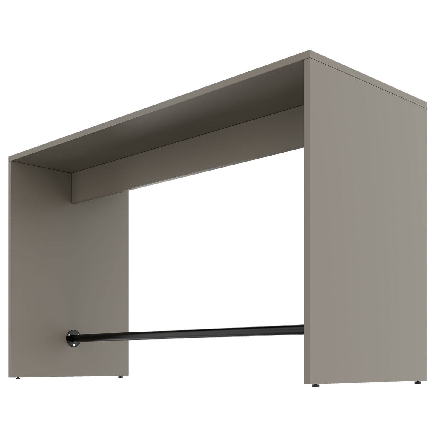 LIGHT Table haute | 1600 - 1800 mm, gris cubanite