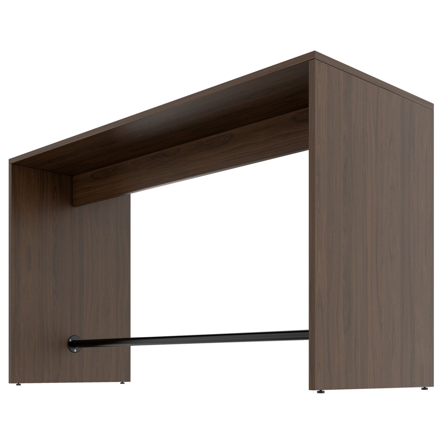 LIGHT Table haute | 1600 - 1800 mm, noyer