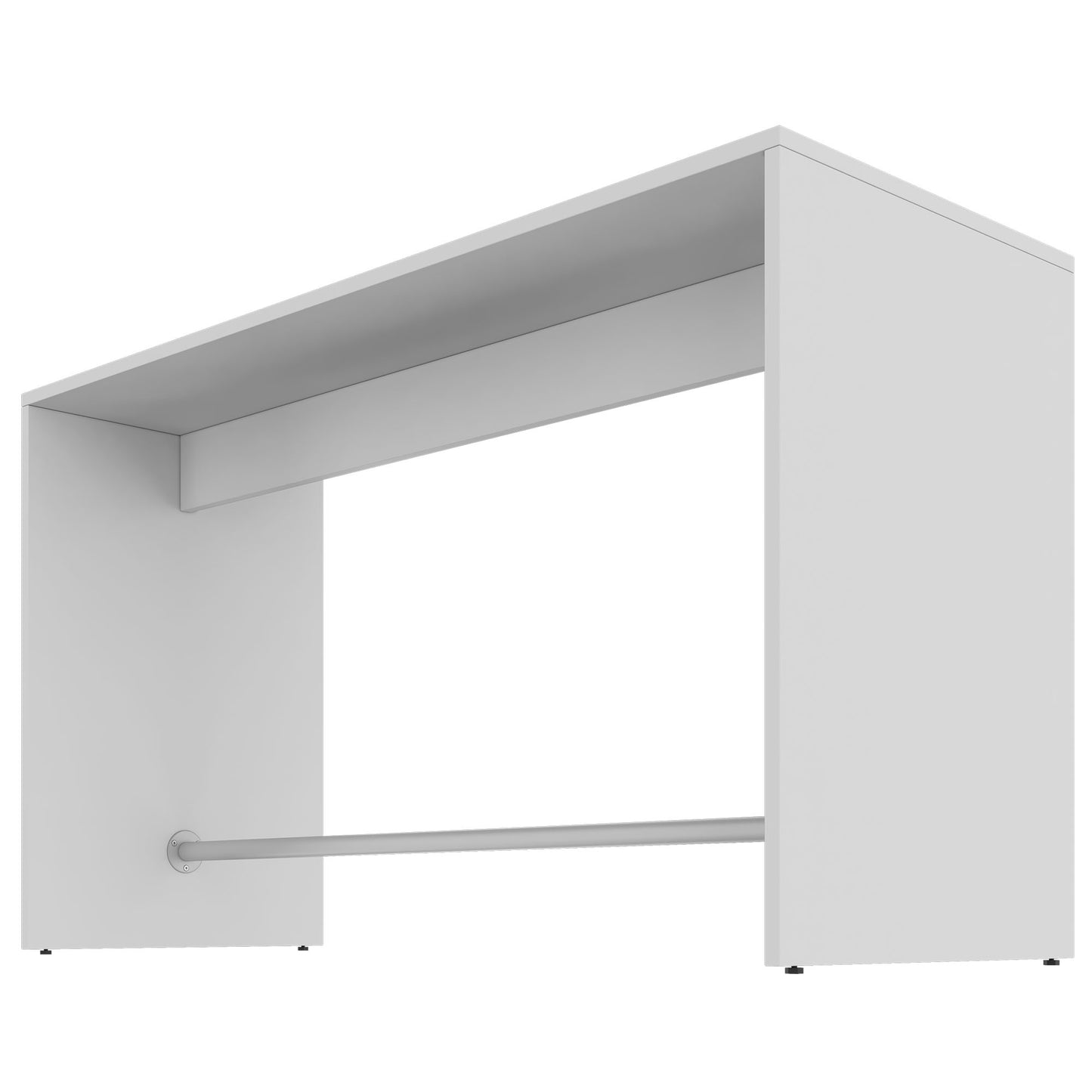 LIGHT Tabella alta | 1600 - 1800 mm, grigio perla