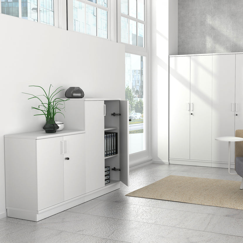 UNI Base di legno | 1000 mm, bianco