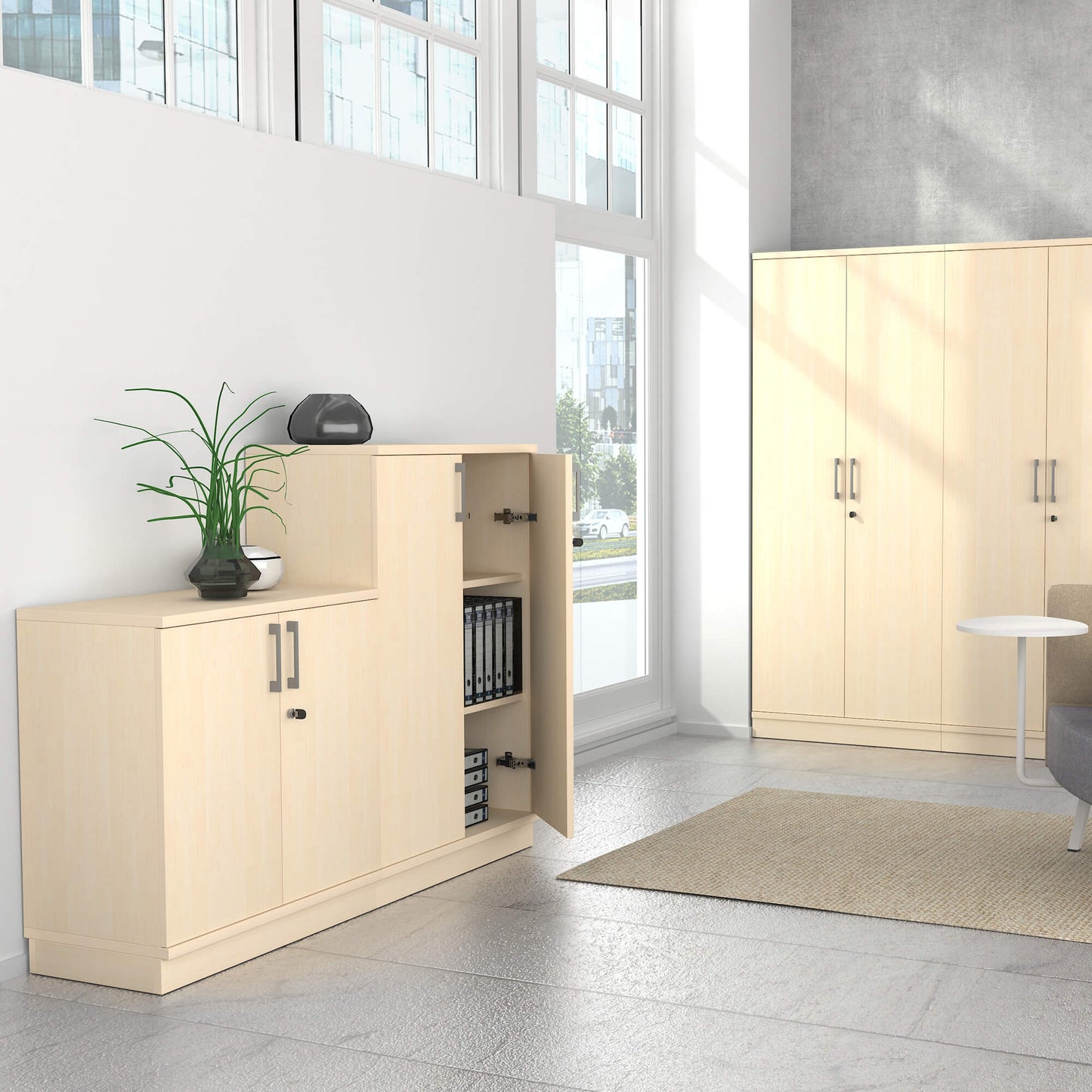 UNI Base en bois | 800 mm, érable