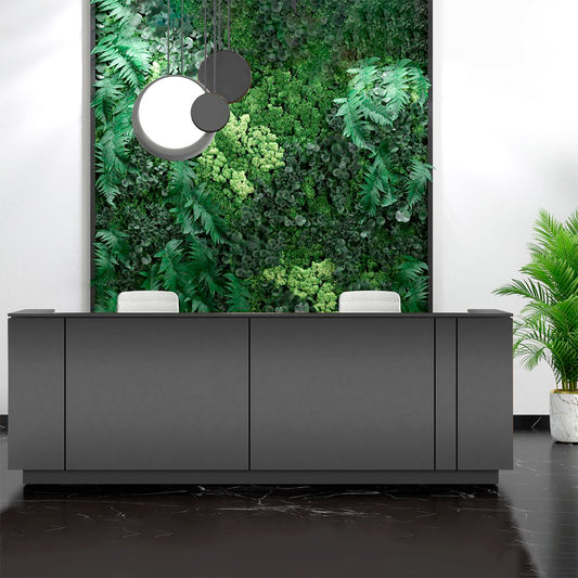 ICE reception desk | 3214 x 1022 mm, anthracite