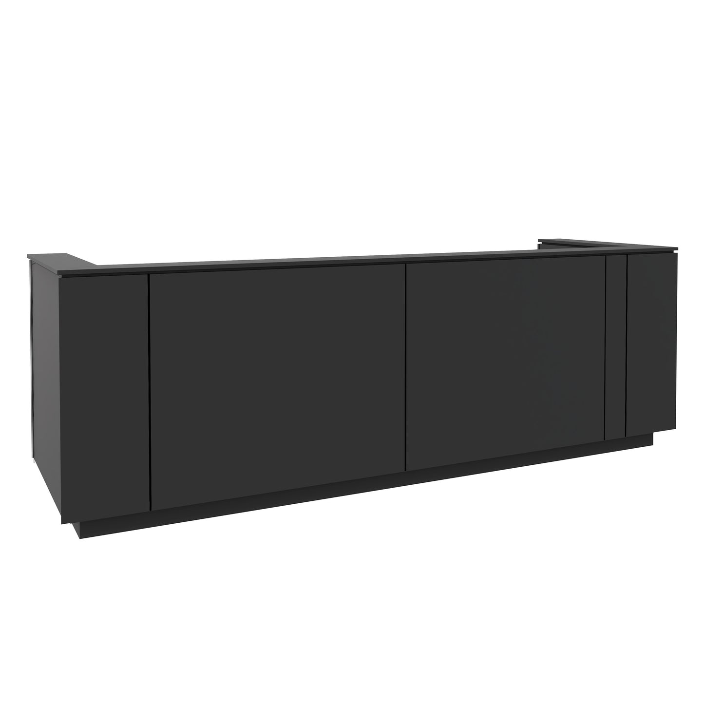ICE reception desk | 3214 x 1022 mm, anthracite