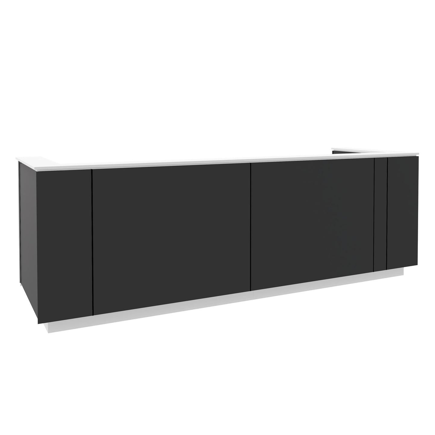 ICE reception desk | 3214 x 1022 mm, anthracite
