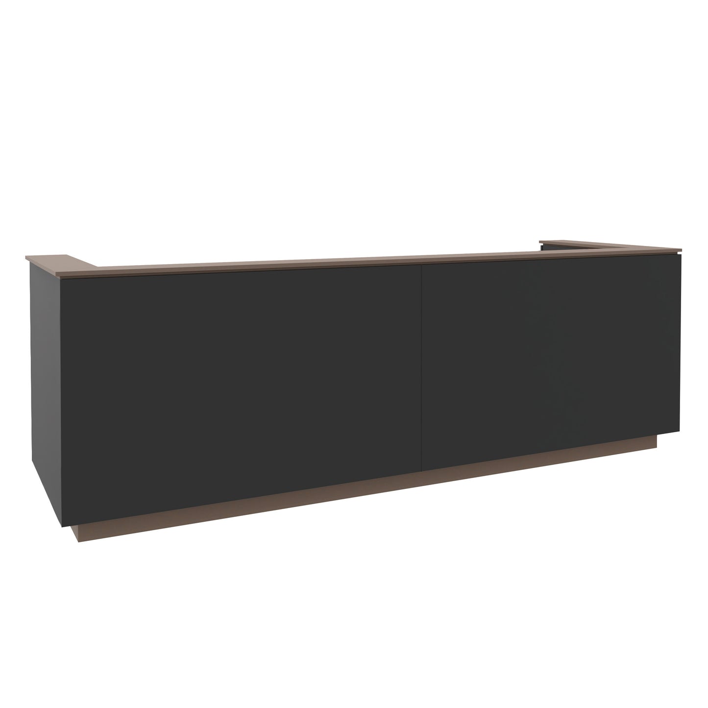 ICE reception desk | 3214 x 1022 mm, anthracite