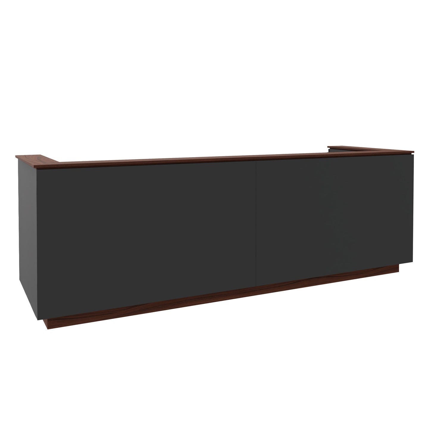 ICE reception desk | 3214 x 1022 mm, anthracite