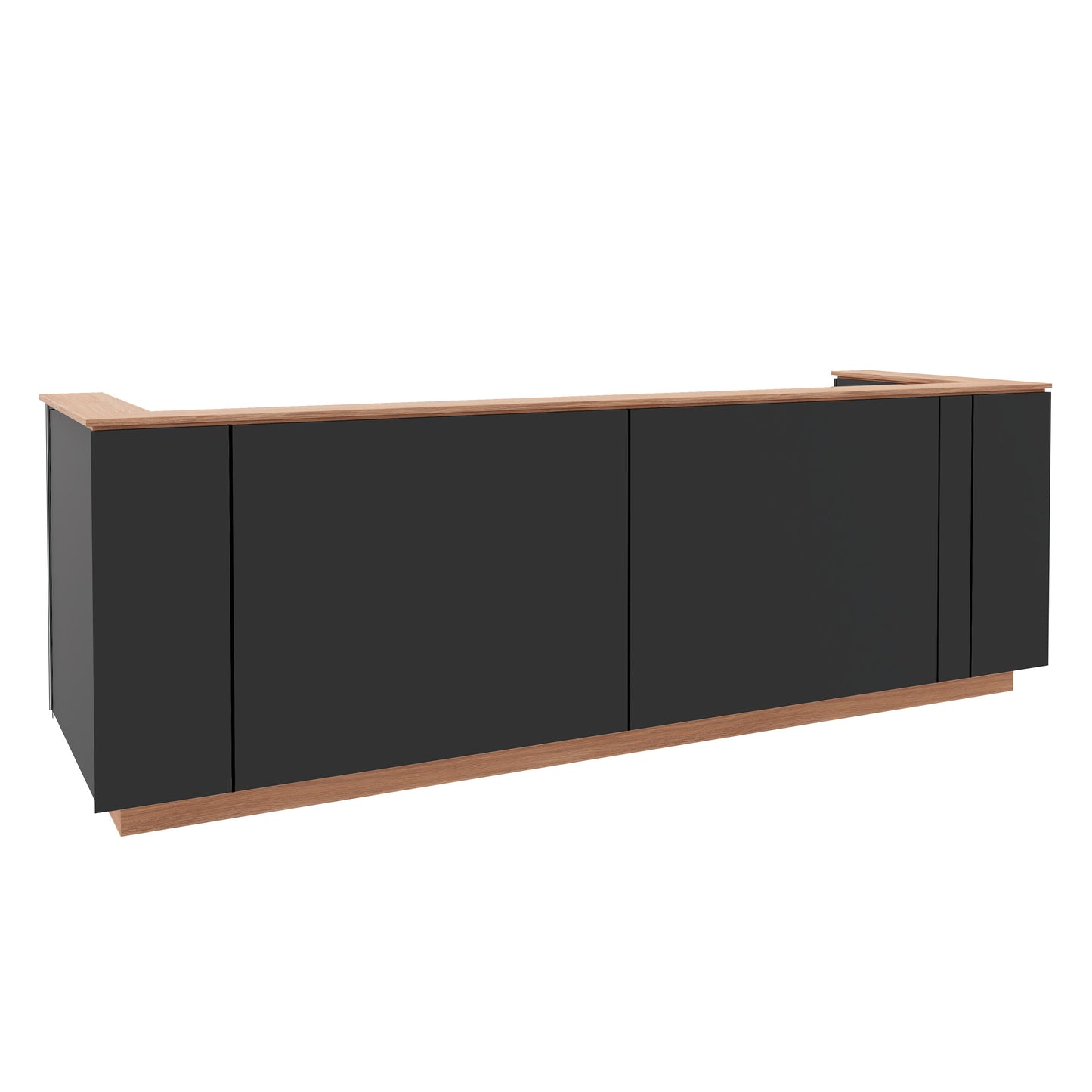 ICE reception desk | 3214 x 1022 mm, anthracite