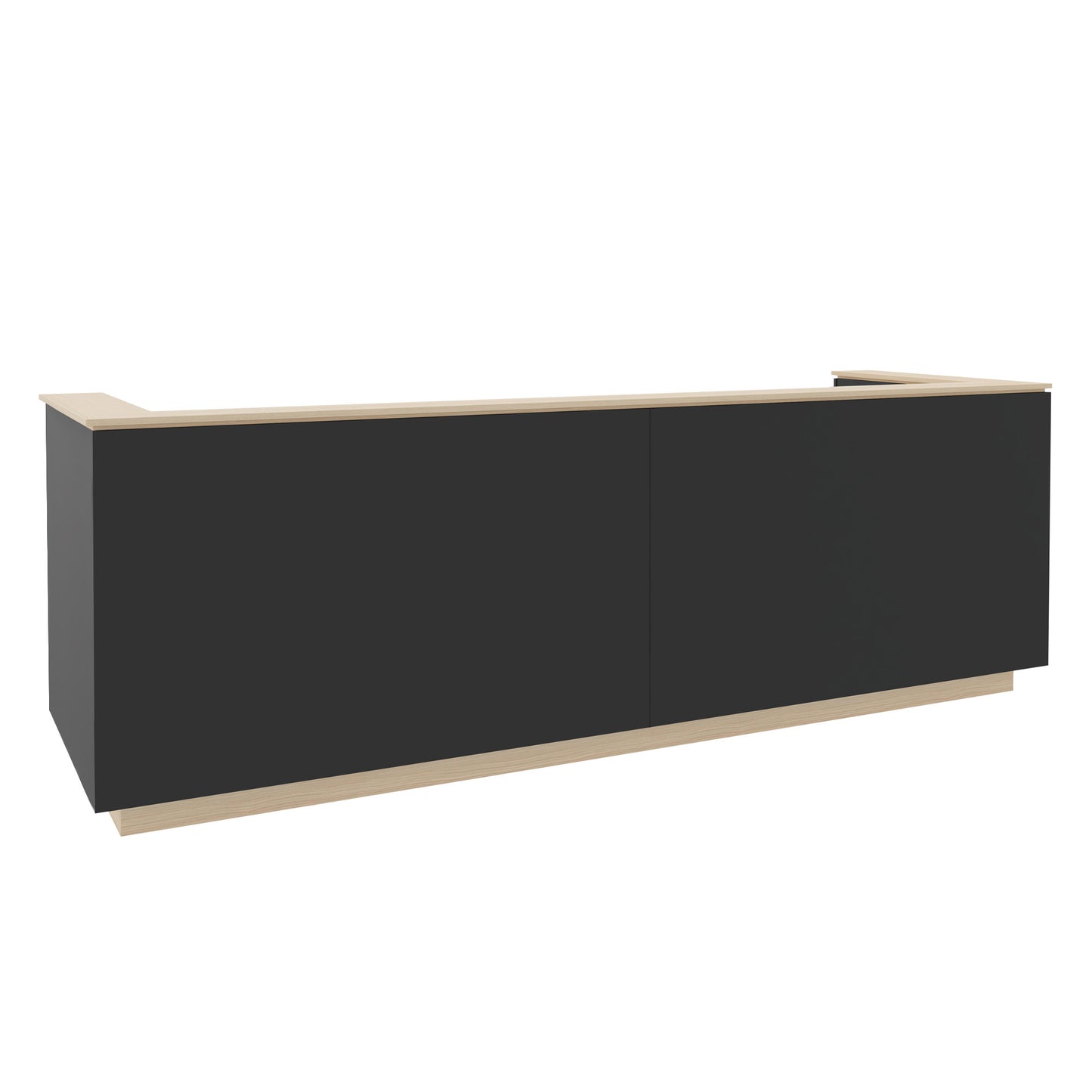 ICE reception desk | 3214 x 1022 mm, anthracite